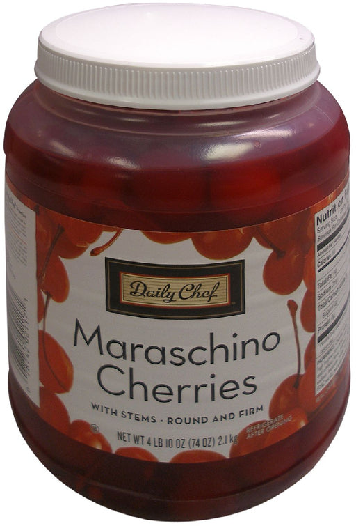 Daily Chef Maraschino Cherries, 74 oz