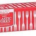 Daily Chef White Plastic Forks, Strong and Durable, 600 ct