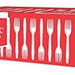 Daily Chef White Plastic Forks, Strong and Durable, 600 ct