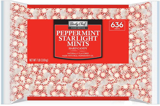 Daily Chef Peppermint Starlight Hard Candy Mints, 636 ct