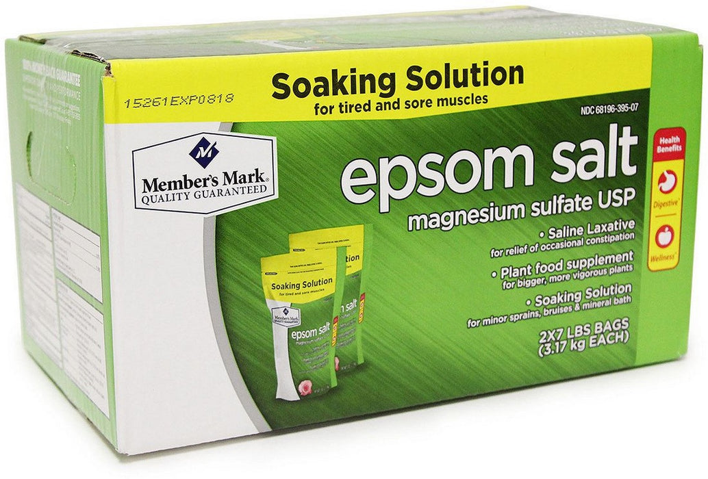 Member's Mark Epsom Salt, 2-Pack, 2 x 7 lbs