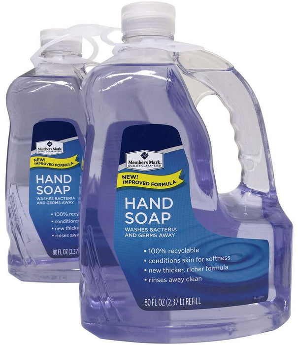 Member's Mark Liquid Hand Soap, Value Pack, 2 x 80 oz