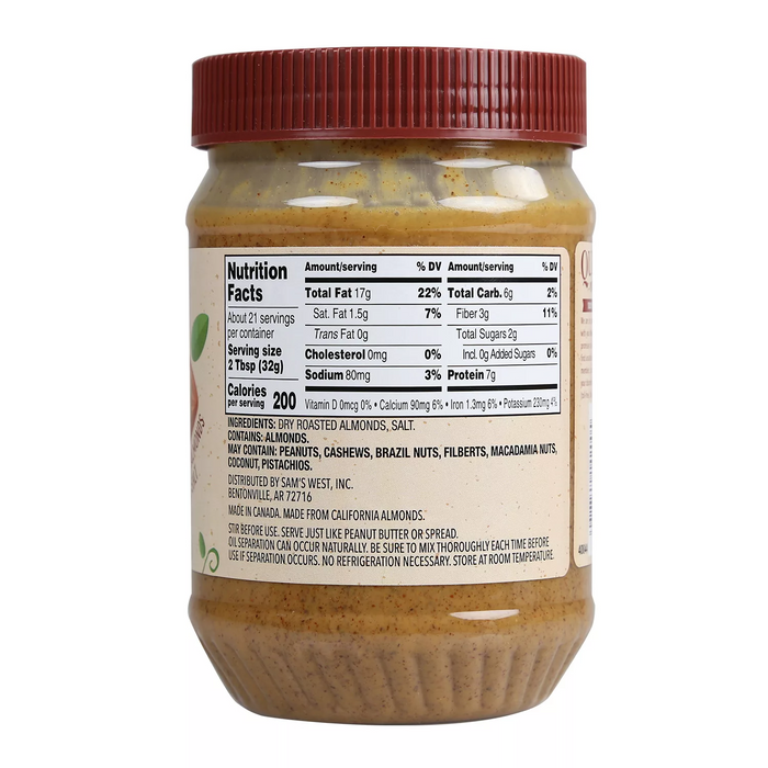 Member's Mark Almond Butter, 24 oz