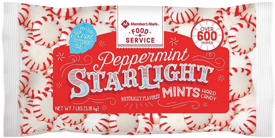 Member's Mark Peppermint Starlight Mints Hard Candy, 600 ct