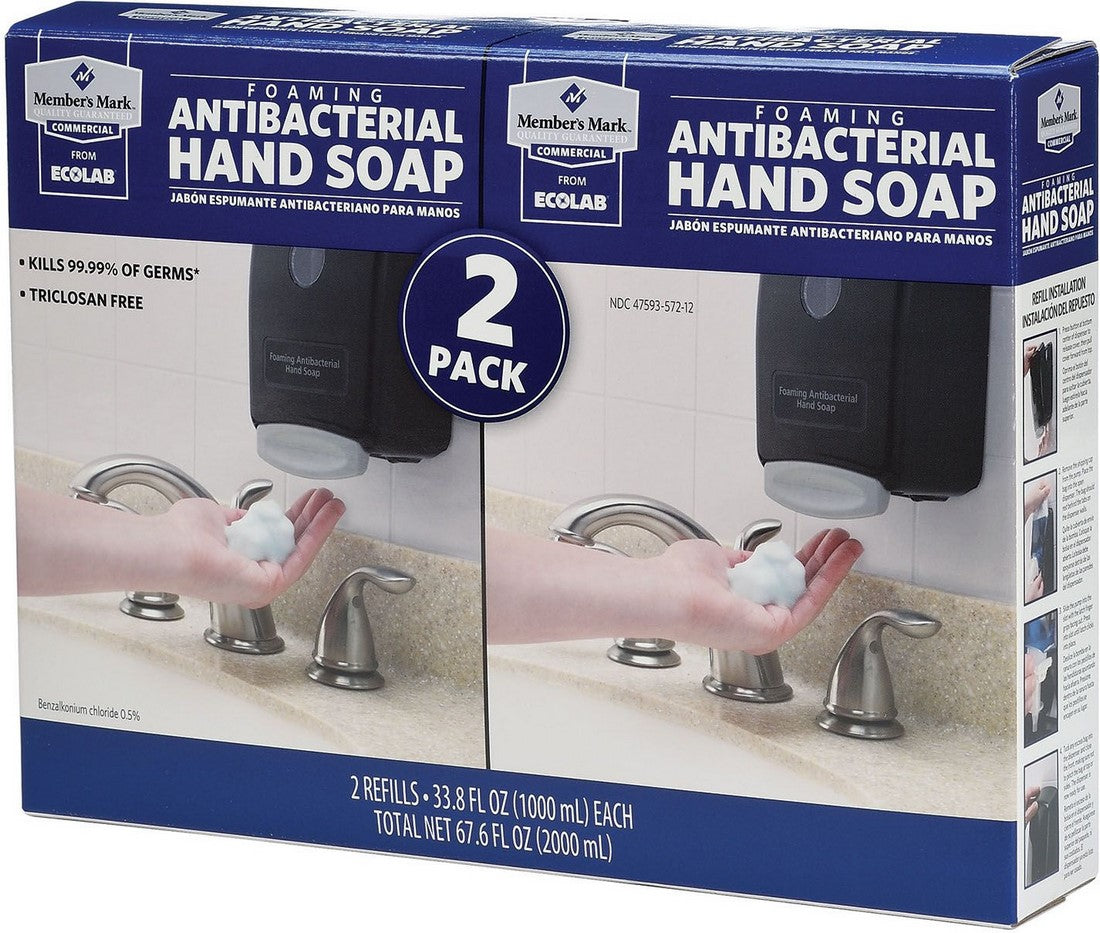 Member's Mark Antibacterial Liquid Hand Soap, 3 / 500 ml