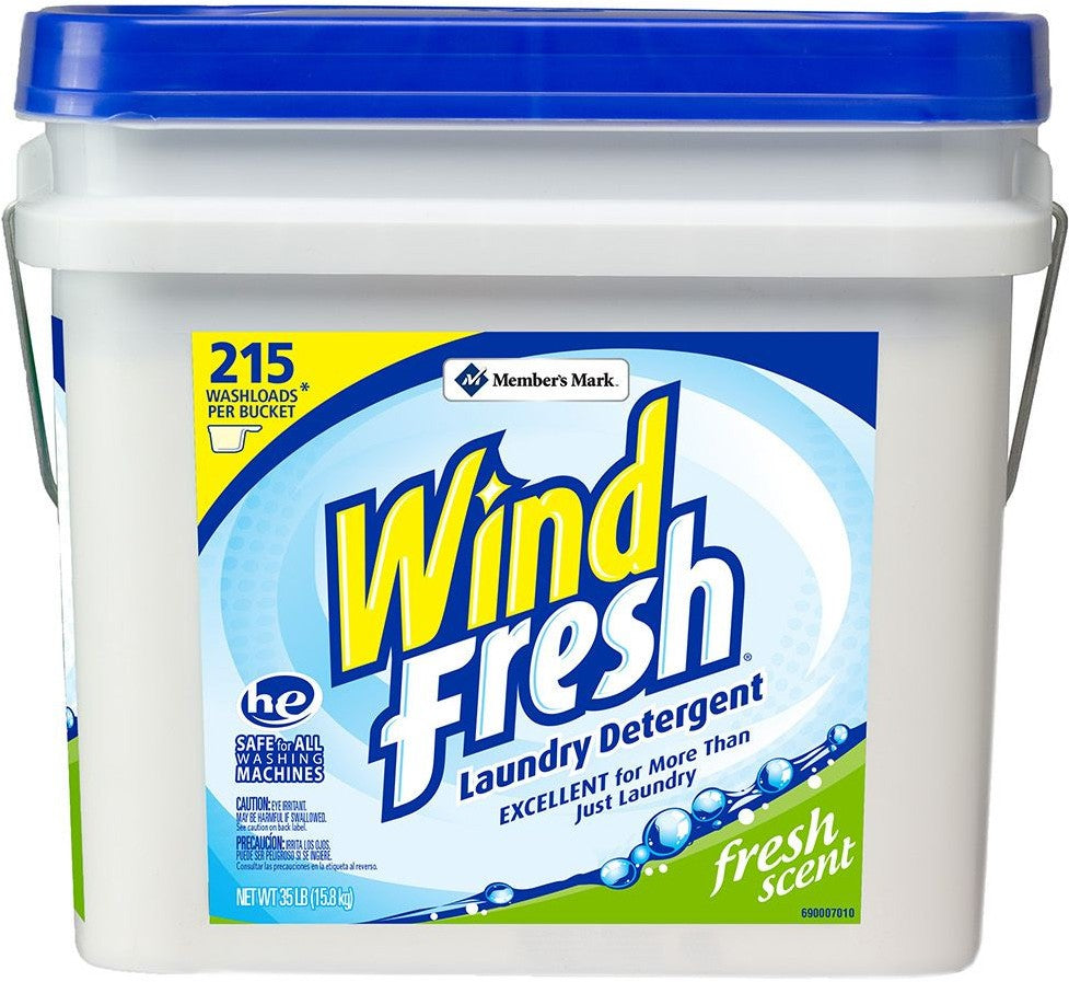 Member's Mark WindFresh Powder Laundry Detergent, 15.8 kg