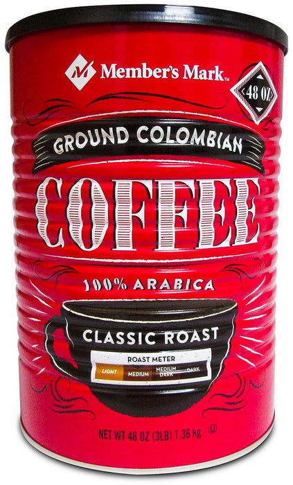 Member's Mark Ground Colombian Coffee , 48 oz