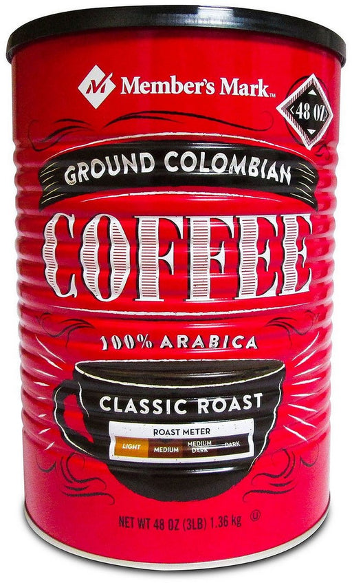 Member's Mark Ground Colombian Coffee , 48 oz