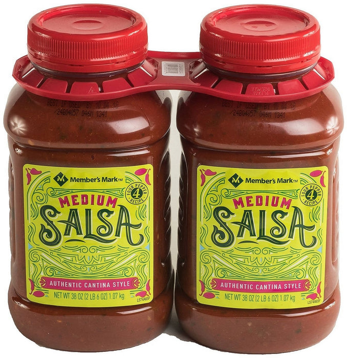 Member's Mark Medium Salsa, 2 x 38 oz