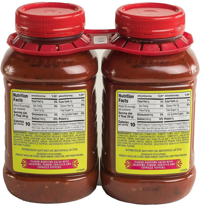 Member's Mark Medium Salsa, 2 x 38 oz