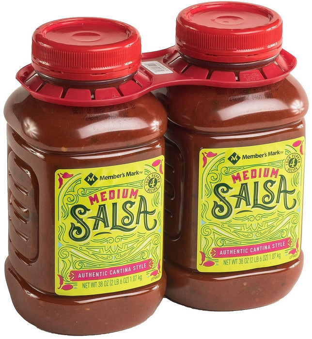 Member's Mark Medium Salsa, 2 x 38 oz