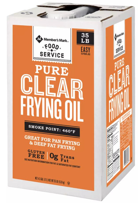 Member's Mark Pure Clear Frying Oil , 35 lbs