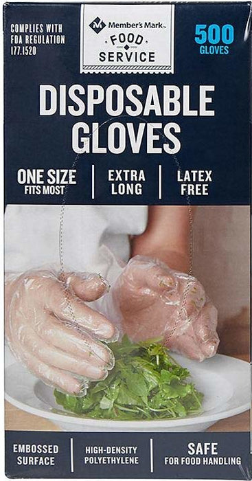 Member's Mark Food Service Disposable Gloves, 500 ct