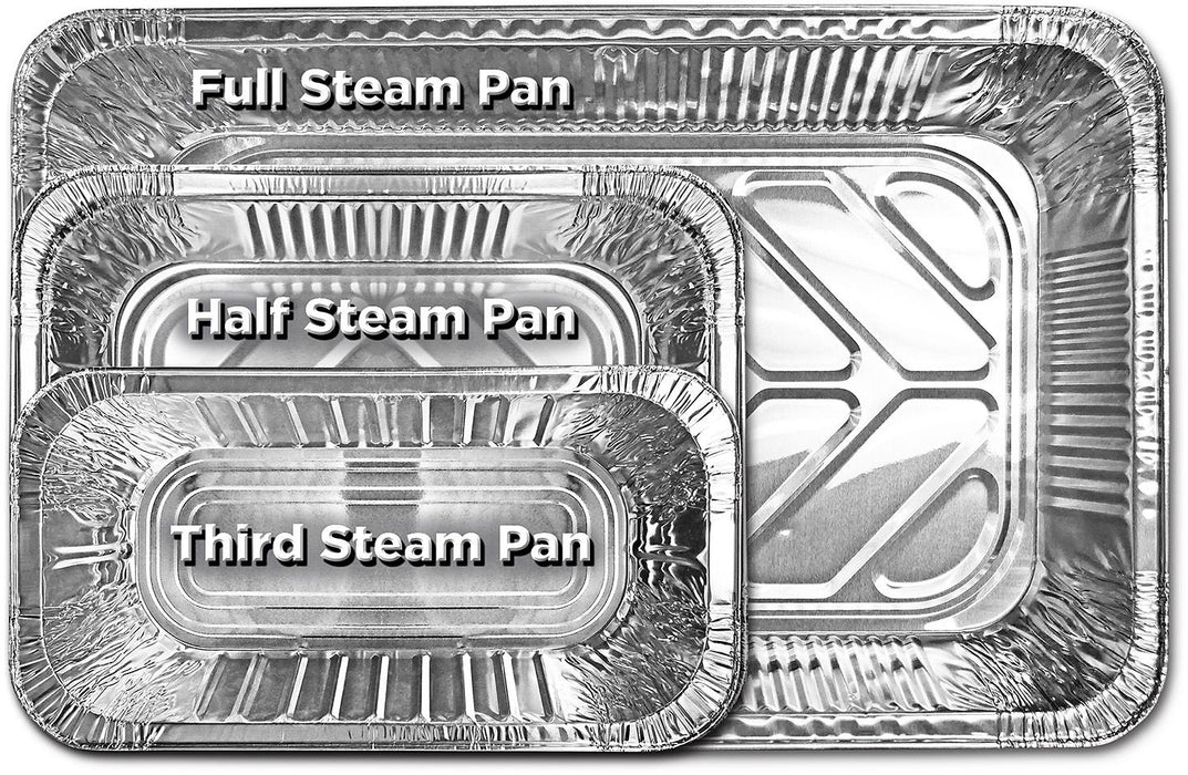 Member's Mark Third Size Heavy Grade Aluminum Steam Table Pans, 30 ct