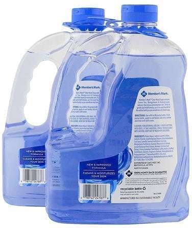 Member's Mark Hand Soap Refill, Clear, 2 x 2.37 L