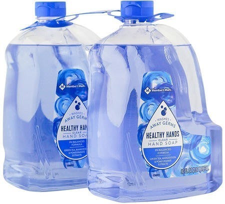 Member's Mark Hand Soap Refill, Clear, 2 x 2.37 L