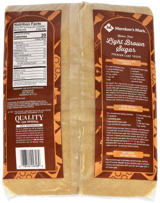 Member's Mark Gluten Free Light Brown Premium Cane, 7 lbs