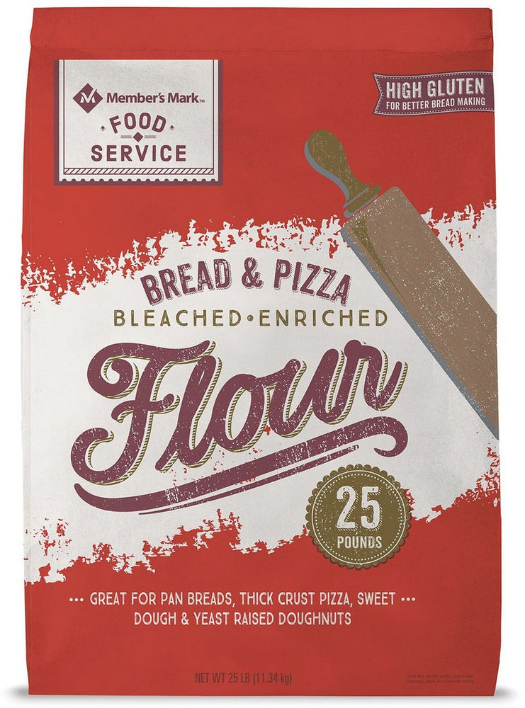 Member's Mark Bread & Pizza Flour, 25 lbs