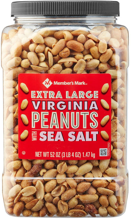 Member's Mark Extra Large Virginia Peanuts with Sea Salt, 1.47 kg