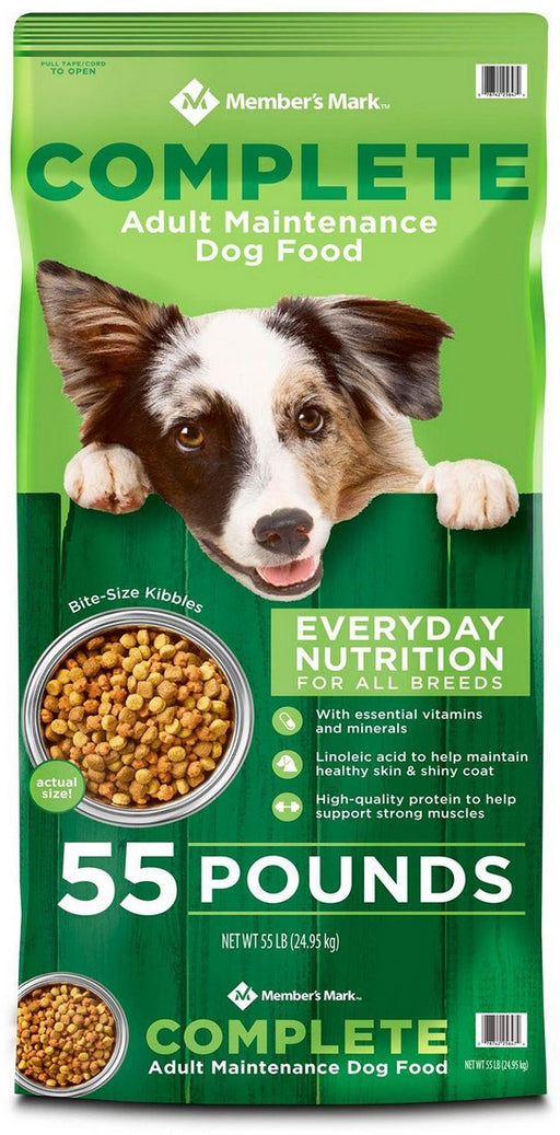 Member's Mark Complete Adult Maintenance Dry Dog Food, 55 lbs