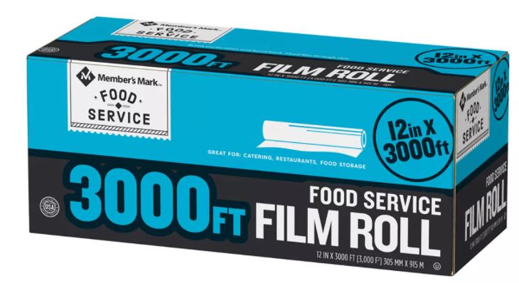 Member's Mark Foodservice Film, 12 in x 3,000 in