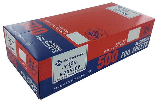 Daily Chef Foil Sheets, 12 inch, 500 pc