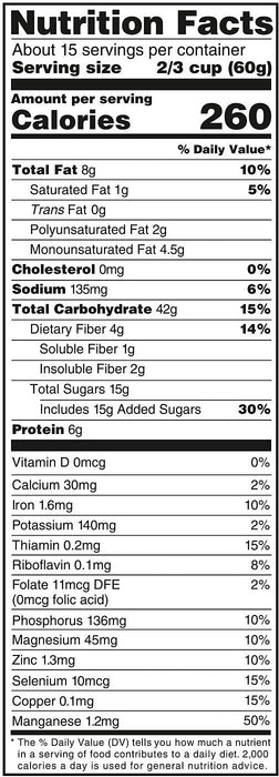 Member's Mark Honey Almond Granola, 907 gr (32 oz)