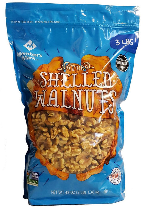 Member's Mark Natural Shelled Walnuts, 1.36 kg