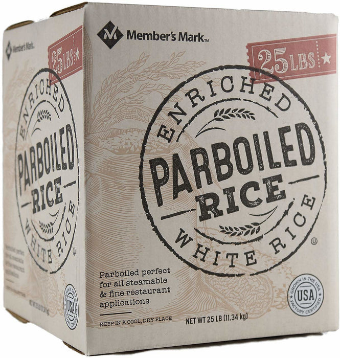 Member's Mark Enriched Parboiled White Rice , 25 lbs