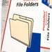 Pendaflex Manila Letter File Folders, 150 ct