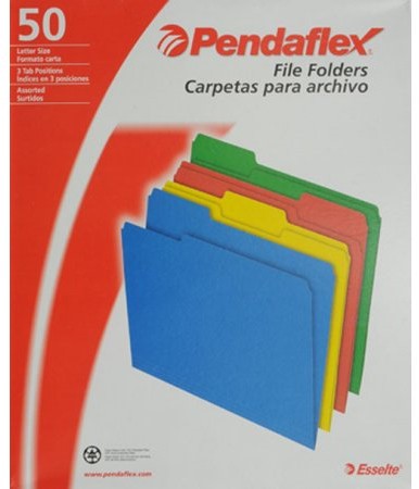 Pendaflex Hanging Letter File Folders, 50 ct