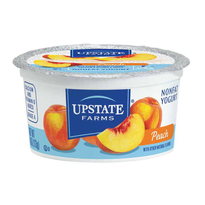 Upstate Farms Peach Yogurt , 4 oz