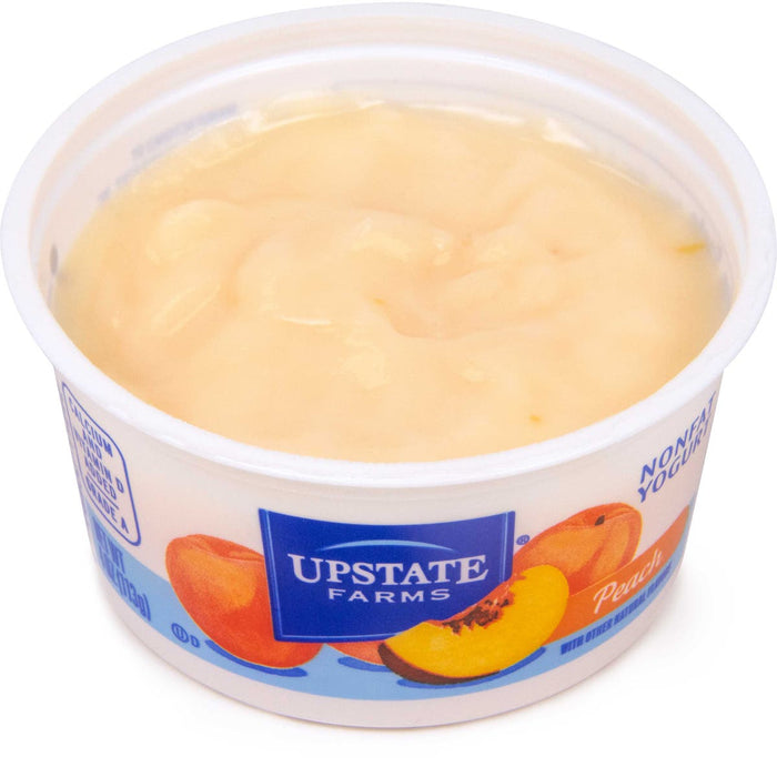 Upstate Farms Peach Yogurt , 4 oz