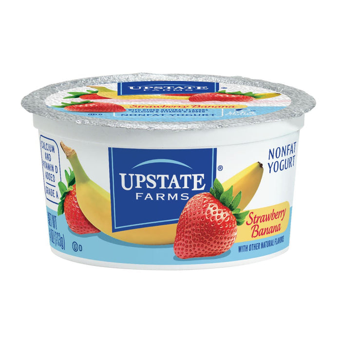 Upstate Farms Strawberry Banana Yogurt , 4 oz