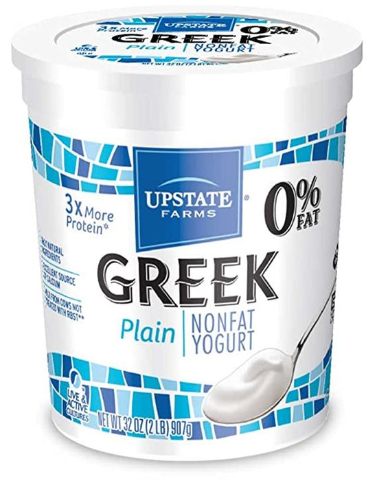 Upstate Farms Greek Plain Yoghurt, 907 gr