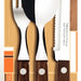 Tramontina Tableware Set with Wooden Handle, 3 pcs