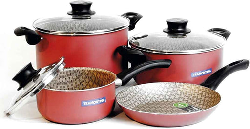 Tramontina Paris Cookware Set, Assorted Colors, 7 pcs