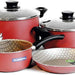 Tramontina Paris Cookware Set, Assorted Colors, 7 pcs