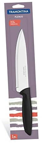 Tramontina 7" Black Plenus Chef Knife , 1 pc