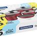 Tramontina Bergamo Cookware Set, Assorted Colors, 5 pcs