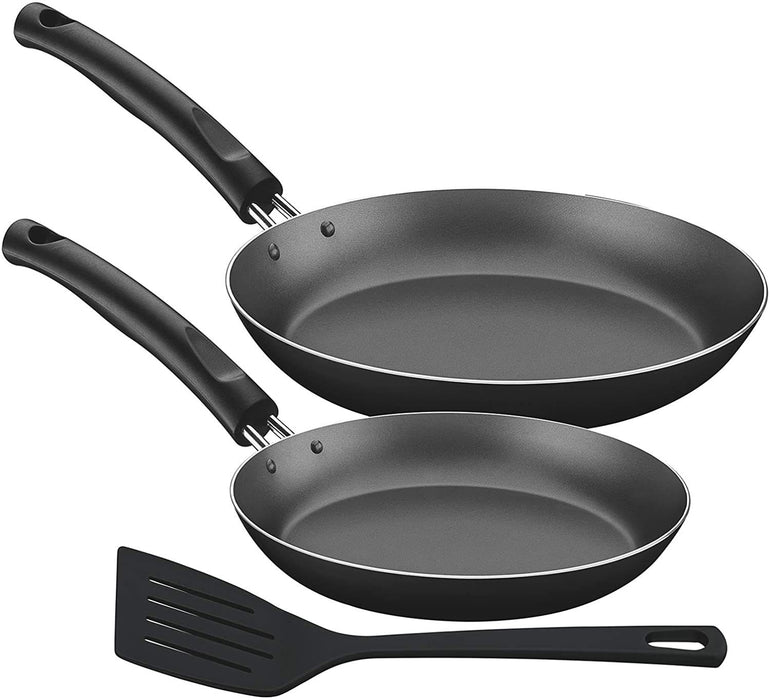 Tramontina Frying Pan Set, Black, 3 pcs