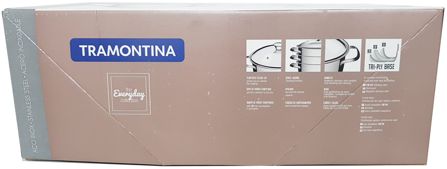 Tramontina Cookware Set, 3 pcs