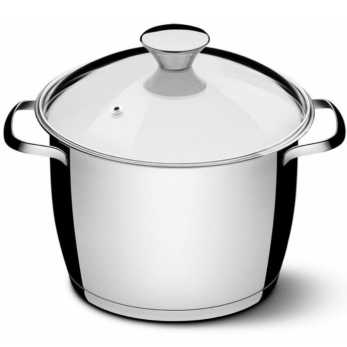 Tramontina Allegra Stainless Steel Stock Pot with Lid, 24 cm