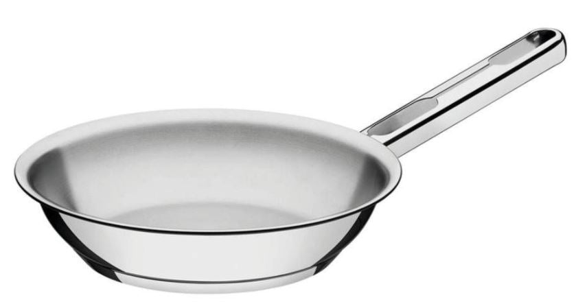 Tramontina Allegra Stainless Steel Frying Pan With Triple Buttom, 24 cm, 1 pc