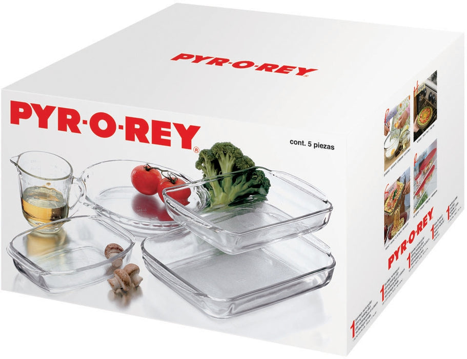 Pyr-O-Rey 5-Piece Baking Set, 5 ct