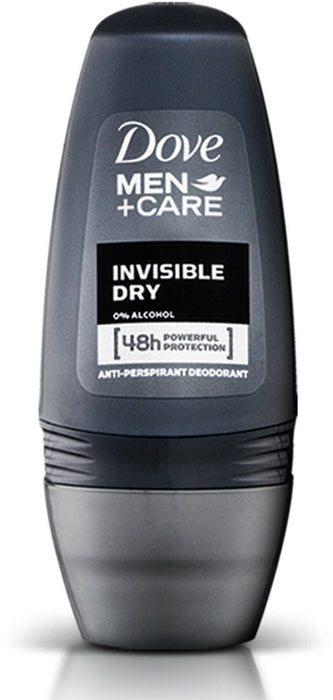 Dove Men + Care Anti-Perspirant Roll-On Deodorant, Invisible Dry, 50 ml