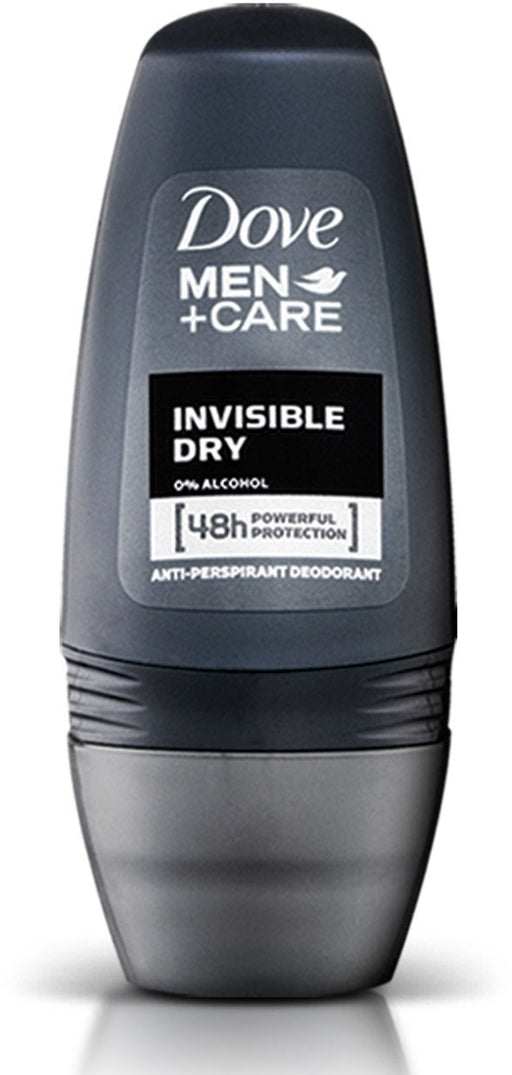 Dove Men + Care Anti-Perspirant Roll-On Deodorant, Invisible Dry, 50 ml