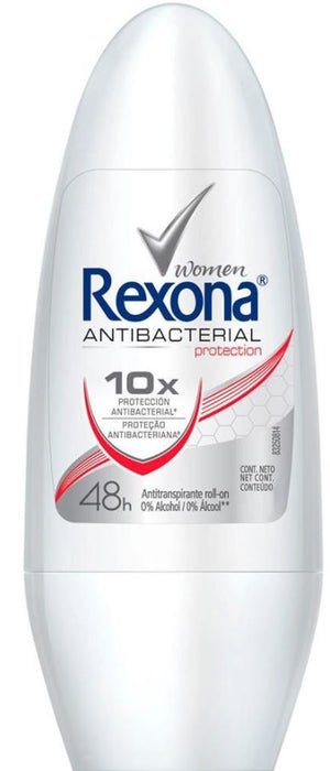 Rexona Women Antibacterial Protection Roll-On Antiperspirant Deodorant, 50 ml