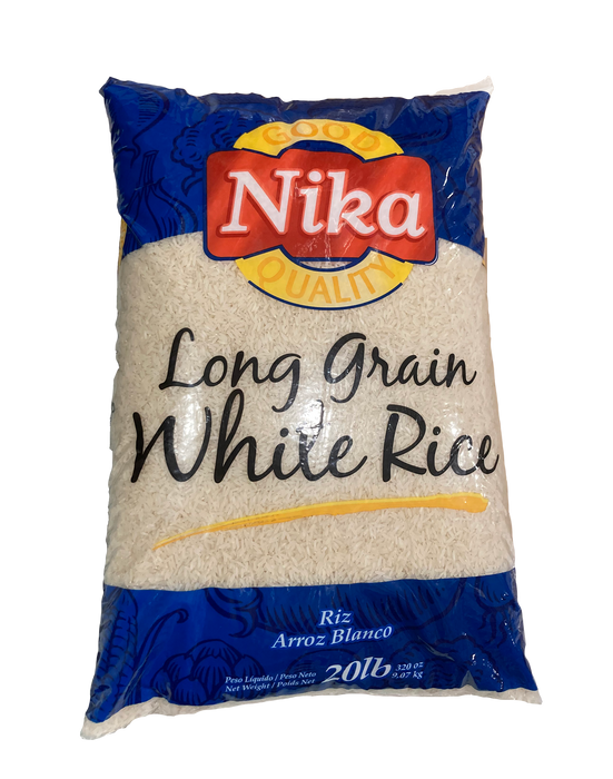 Nika White Rice, 20 lbs