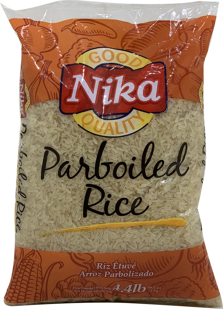 Nika Parboiled Rice, 4.4 lbs